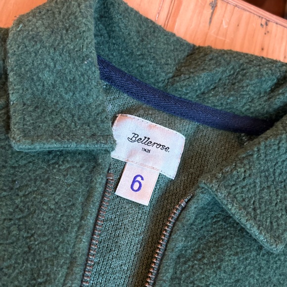 Bellerose zip-up kids formal sweater, kids size 6 - Picture 2 of 9
